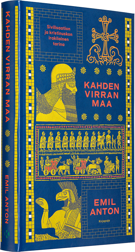 A cover of the book Kahden virran maa – Sivilisaation ja kristinuskon irakilainen tarina .