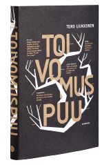 Ett omslag av boken Toivomuspuu.