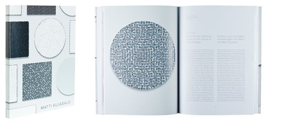 A cover and a spread of the book Matti Kujasalo.