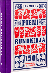 Ett omslag av boken Pieni runokirja.