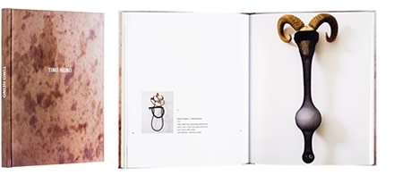 A cover and a spread of the book Timo Heino.