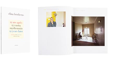 A cover and a spread of the book 12 ans après / 12 vuotta myöhemmin /<br />
12 Years Later.