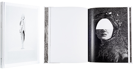 A cover and a spread of the book Ville Andersson - Vuoden nuori taiteilija 2015.