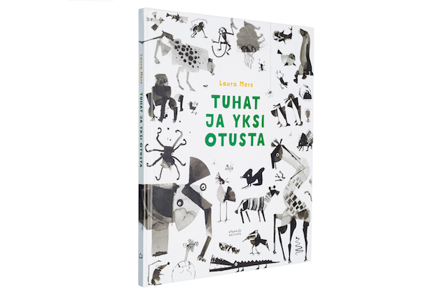 Kansi ja aukeama kirjasta Tuhat ja yksi otusta.