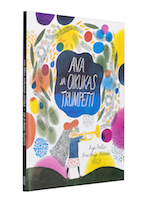 A cover of the book Ava ja oikukas trumpetti.