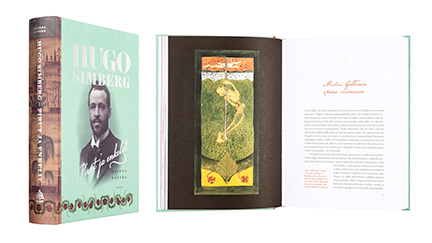 A cover and a spread of the book Hugo Simberg - Pirut ja enkelit.