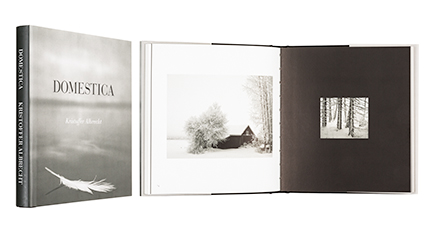 A cover and a spread of the book Domestica.