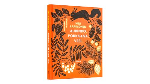 A cover and a spread of the book Aurinko. Porkkana. Vesi..