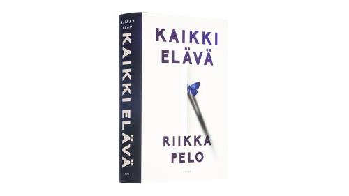 A cover and a spread of the book Kaikki elävä.