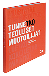 Ett omslag av boken TunneTKO teolliset muotoilijat.