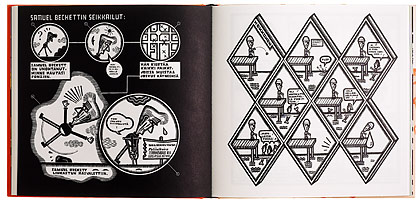 A cover and a spread of the book Kekkonen.