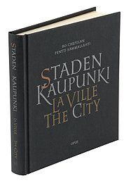 Ett omslag av boken Staden Kaupunki.