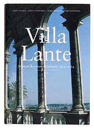 Ett omslag av boken Villa Lante, Finlands Rominstitut 1954–2004.