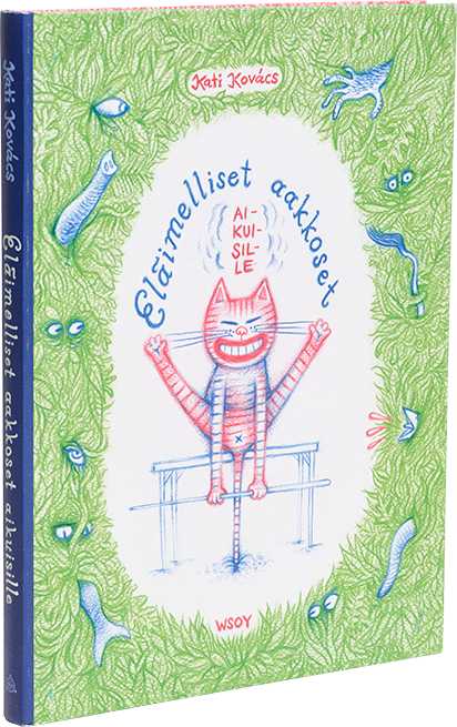 Ett omslag av boken Eläimelliset aakkoset aikuisille.