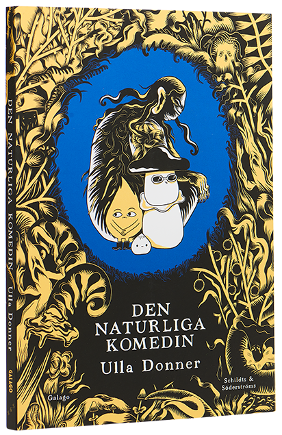 Ett omslag av boken Den naturliga komedin.