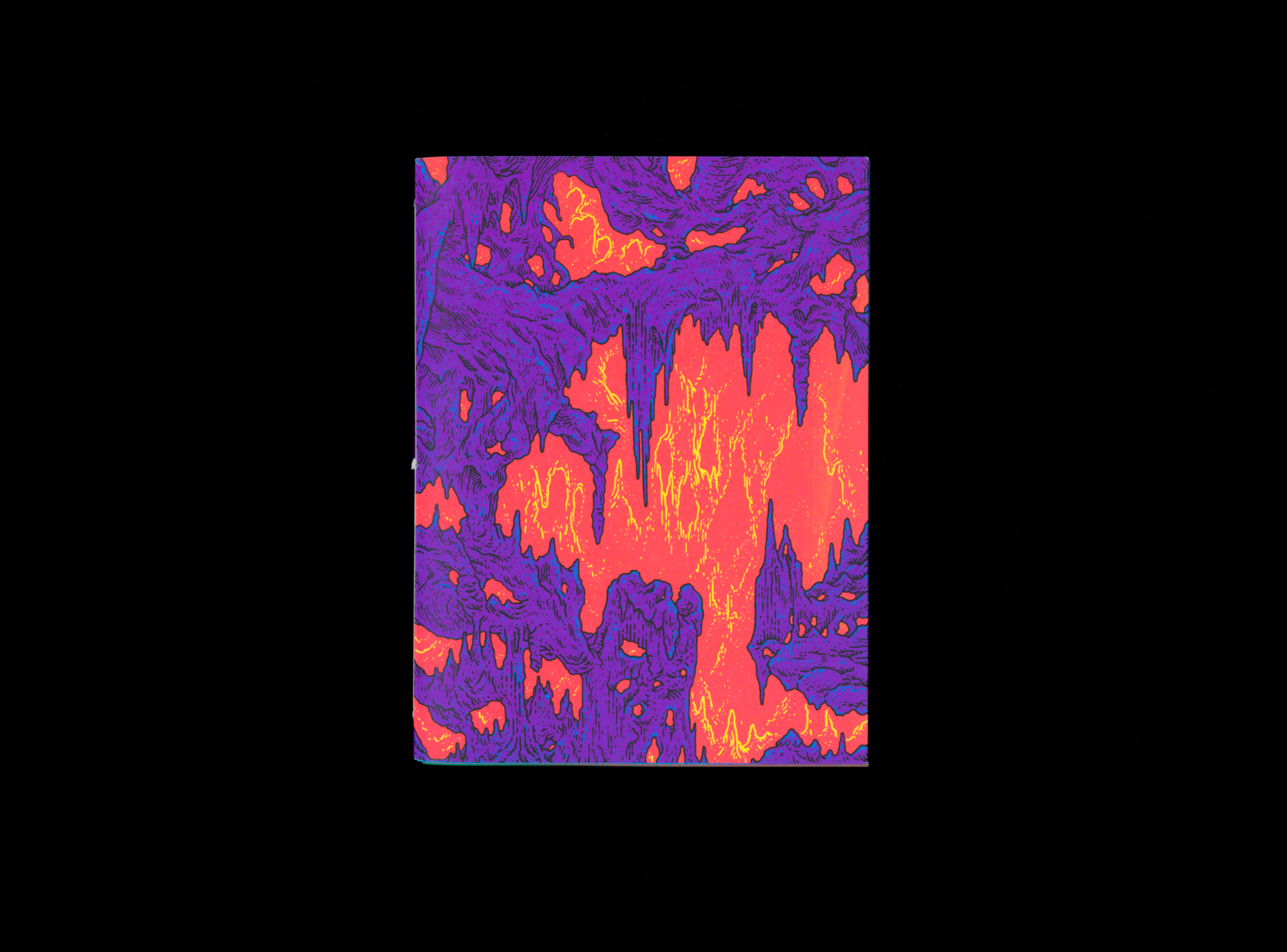 Kansi ja aukeama kirjasta The Archive.