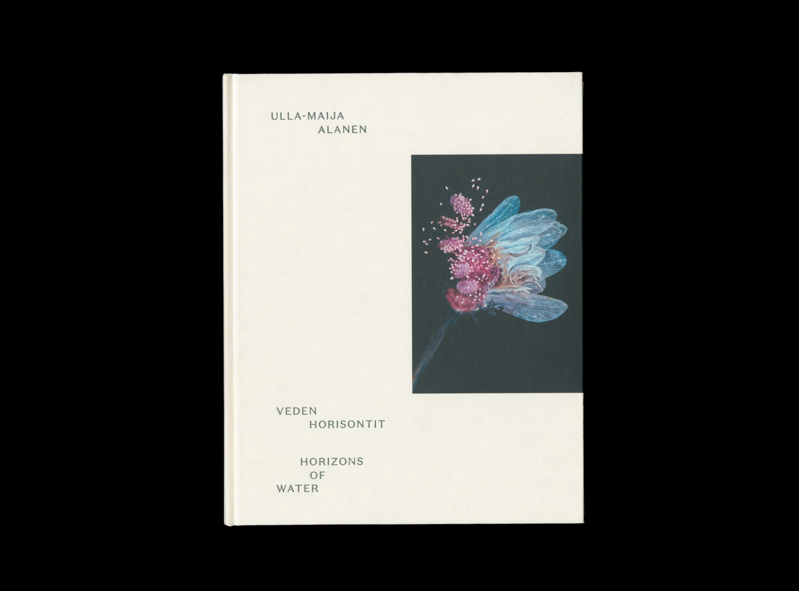 Kansi ja aukeama kirjasta Veden horisontit /  <br />
Horizons of Water .